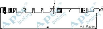 APEC BRAKING hos3868 -  Тормозной шланг